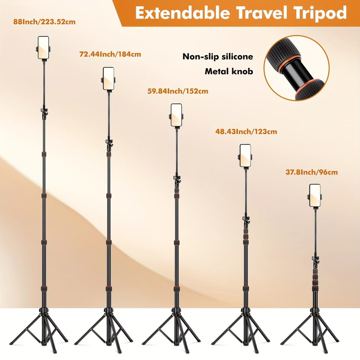 Camera Tripod 88-Inch