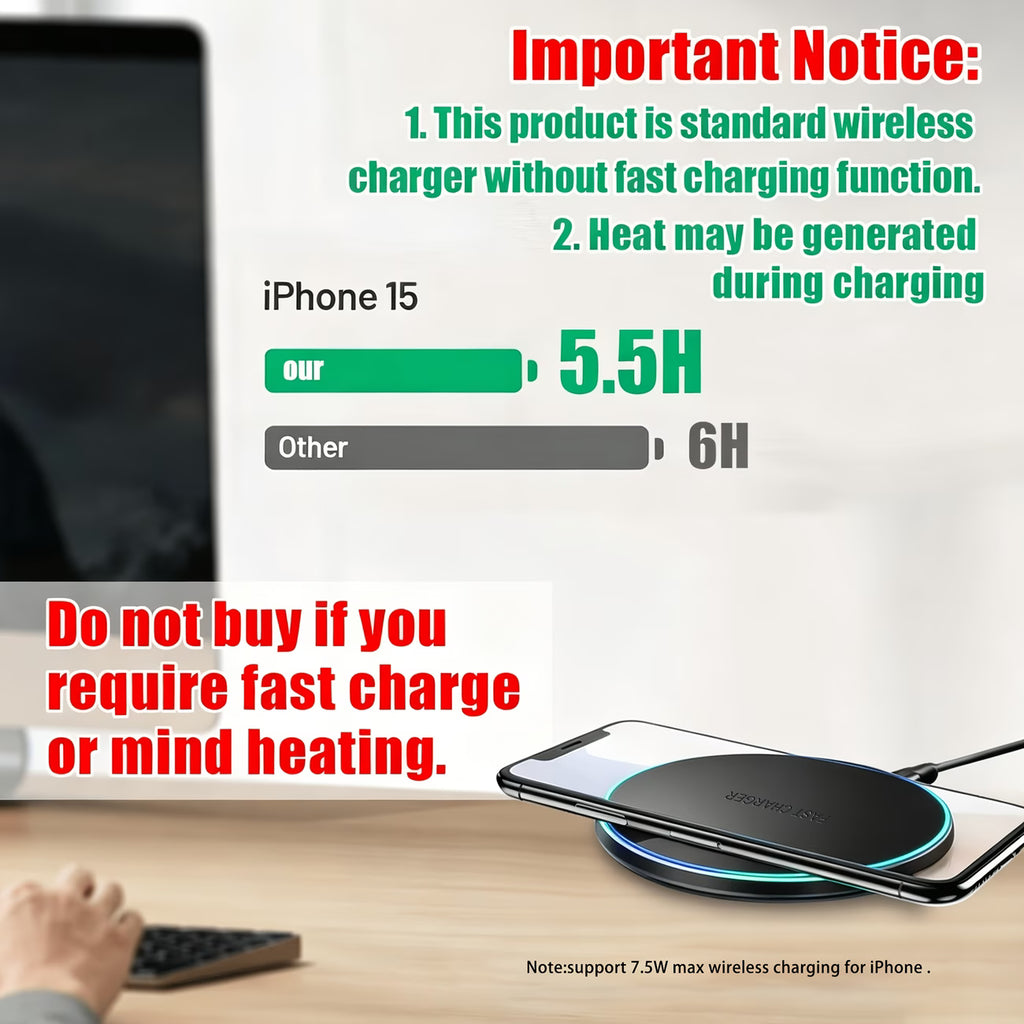 Fast Wireless Charger 15W