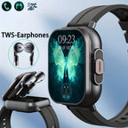 2-In-1 Smartwatch with Built-In TWS Earphones
